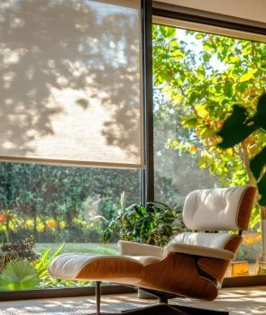 solar shade installation